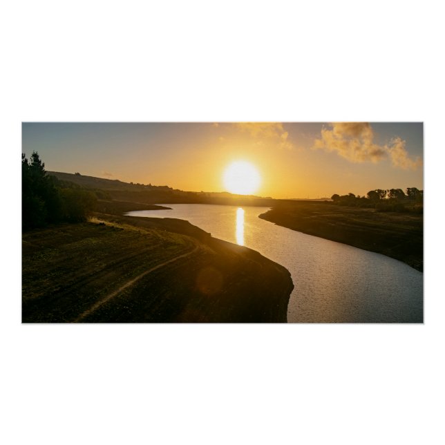 Póster Golpe de oro en el embalse de Baitings (Anverso)