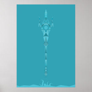 Póster GOLPE VIOLENTO - Poseidon - dios de los océanos
