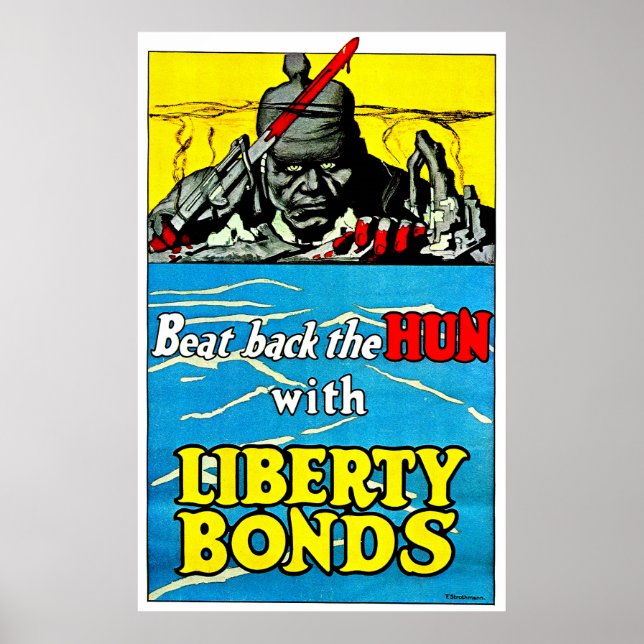 Póster Golpear a los cazadores - Imprimir (Frente)