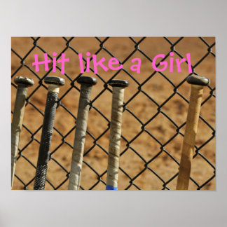 Póster Golpear como un Chica