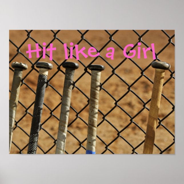 Póster Golpear como un Chica (Frente)