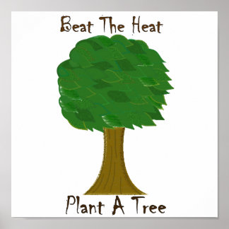Póster Golpear el calor