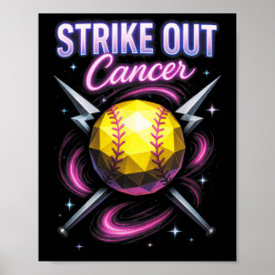 Póster Golpear el cáncer - Soporte suave para el cáncer d