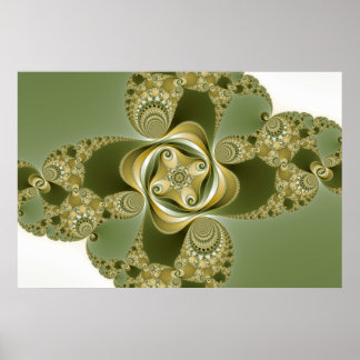 Póster Golpear esto - Fractal