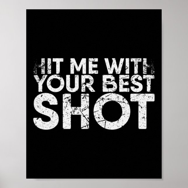 Póster Golpearme con tu mejor foto para jugador de Badmin (Frente)