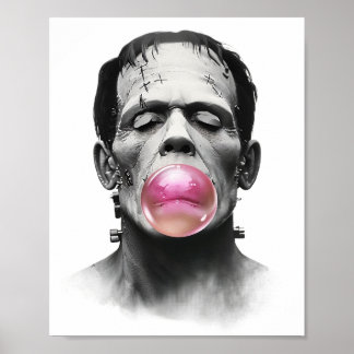 Póster Goma de burbuja Frankenstein