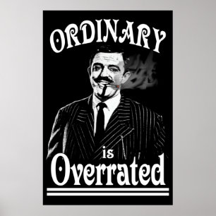Póster Gómez Addams Ordinario es sobrevalorado