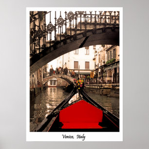 Póster GONDOLA BAJO PUENTE, poster