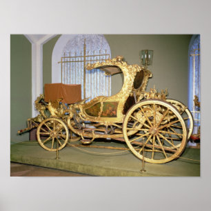 Póster Gondola carriage of Empress Catherine II