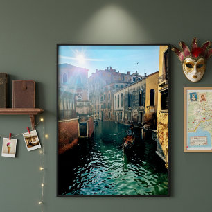Póster Góndola del Canal de Venecia Fotografía de Arquite
