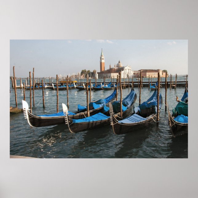 Póster Góndolas de Venecia (Frente)