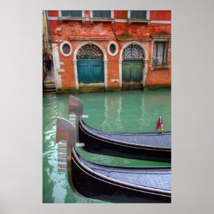 Póster Góndolas en el Gran Canal, Venecia