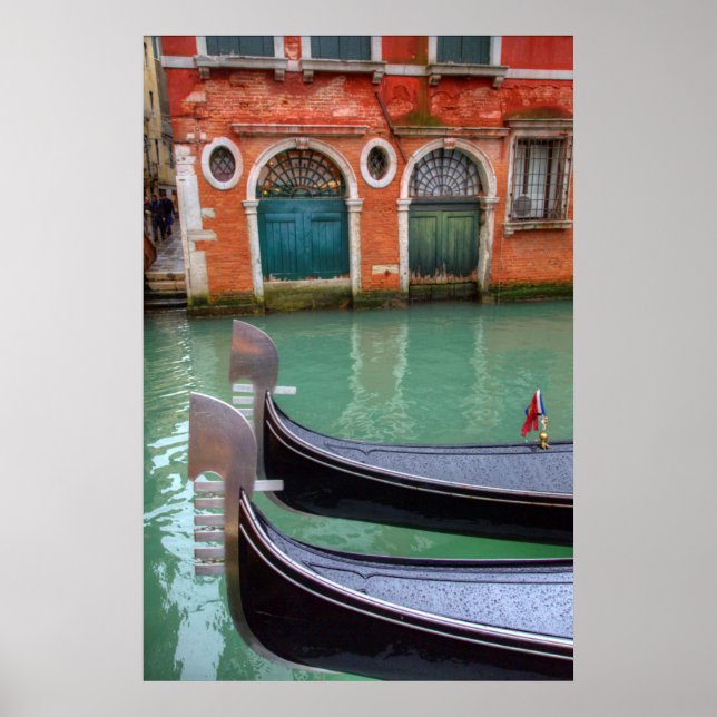 Póster Góndolas en el Gran Canal, Venecia (Frente)