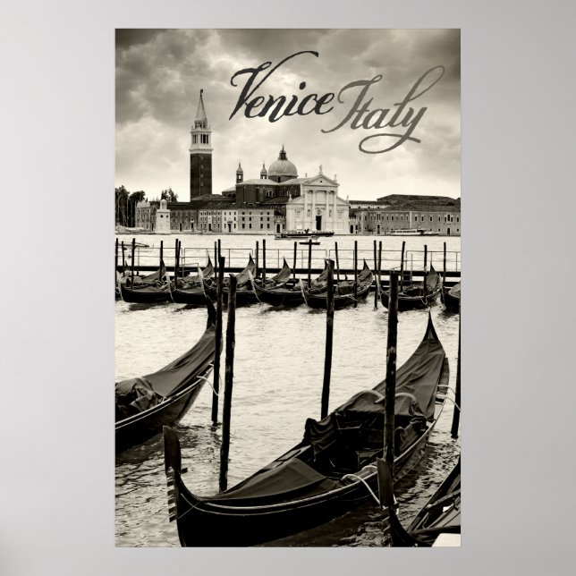 Póster góndolas en venecia (Frente)
