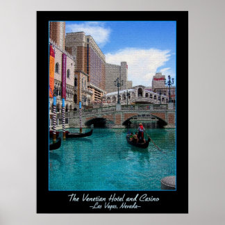 Póster Góndolas venecianas