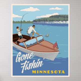 Póster Gone Fishin
