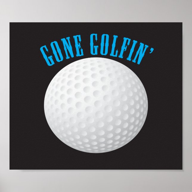 Póster Gone Golfing (Frente)