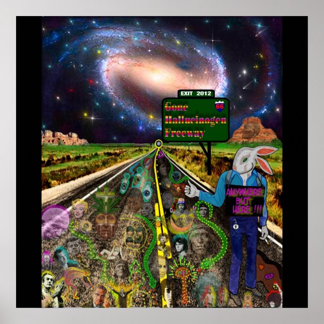 Póster Gone Hallucinogen Freeway (Frente)