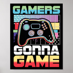 Póster Gonna Game Video Player Gaming Funny