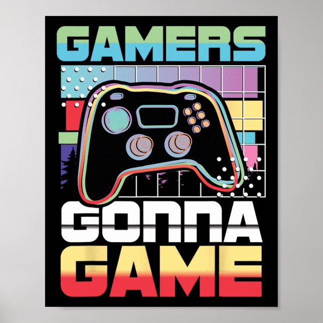 Póster Gonna Game Video Player Gaming Funny (Frente)