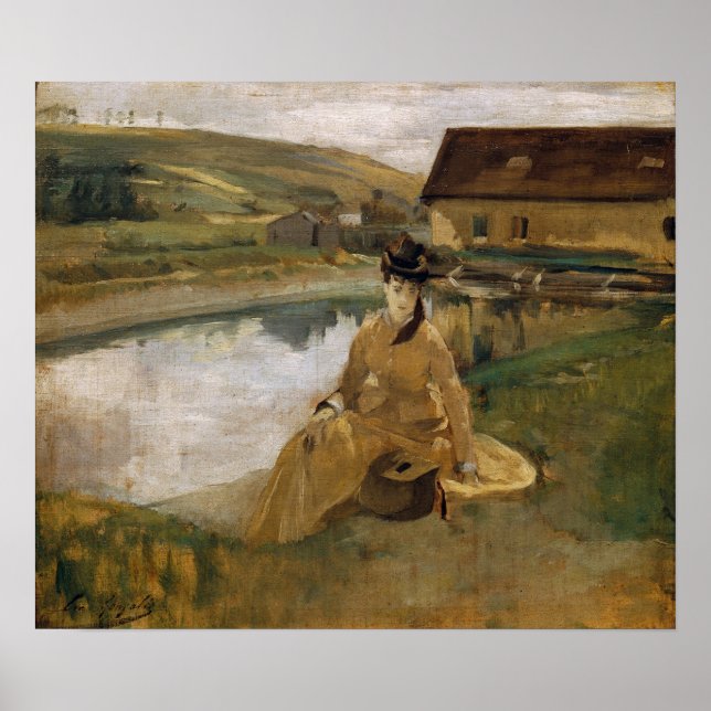 Póster Gonzalès - Junto al Agua (Frente)