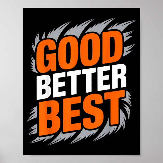 Póster Good Better  (Frente)