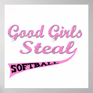 Póster Good Girls Steal (Pink urban)