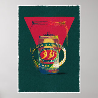 Póster Good local 333 beer