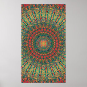 Póster Good Vibes Mandala #1 Poster