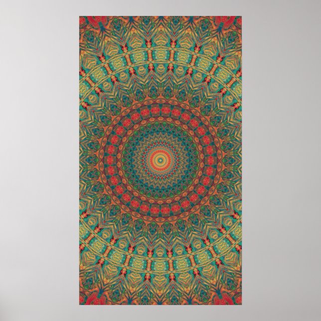 Póster Good Vibes Mandala #1 Poster (Frente)