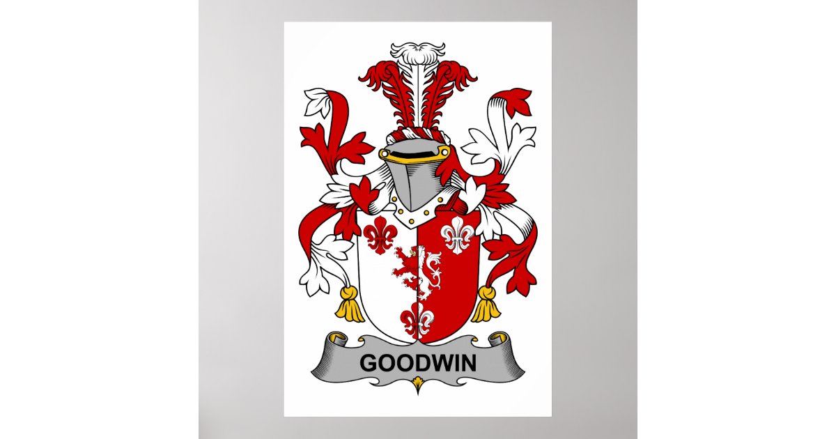 Póster Goodwin Family Crest | Zazzle.es