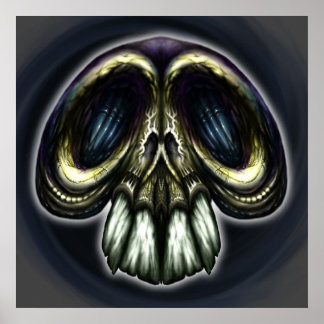 Póster Goofy Ornate Skull