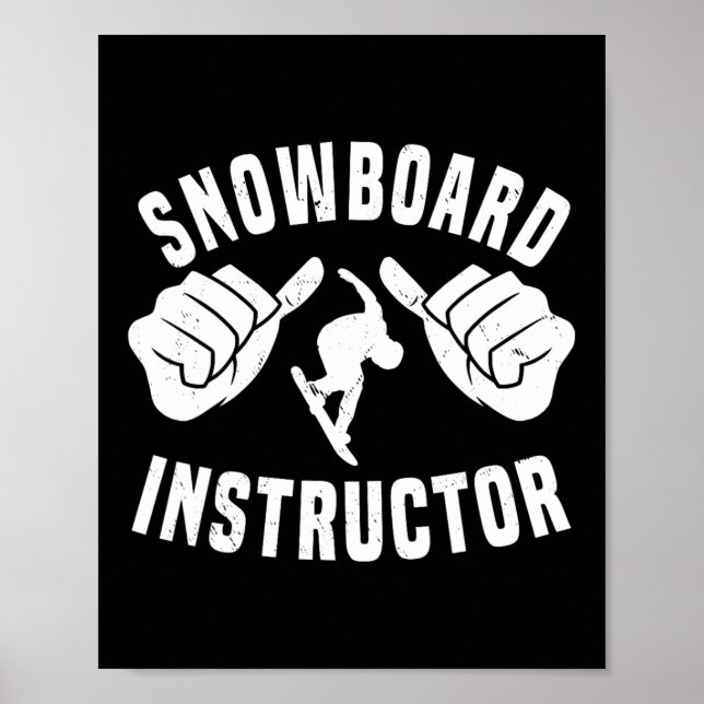 Póster Gool Snowboard Instructor Set para Snowboard Menos (Frente)