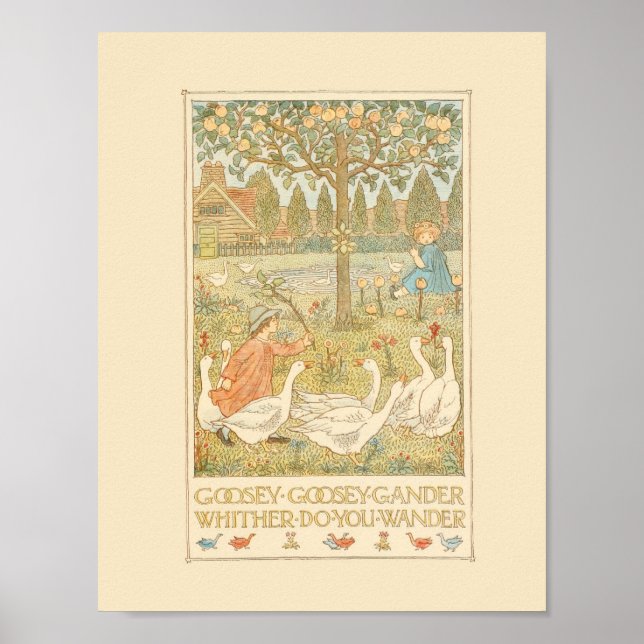 Póster Goosey Goosey Gander (Frente)