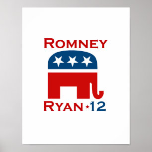 PÓSTER GOP 2012 DE ROMNEY RYAN