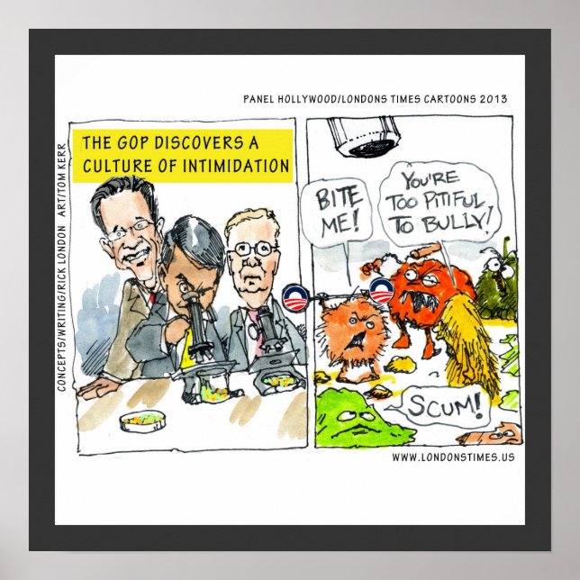 Póster GOP Descubre Una Cultura De Intimidación Poster Di (Frente)