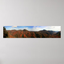 Gorge de Linville en otoño, Carolina del Norte