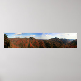 Póster Gorge de Linville en otoño, Carolina del Norte