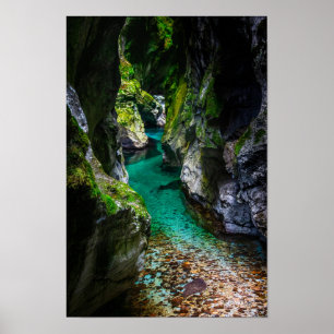 Póster Gorge de soca en Eslovenia