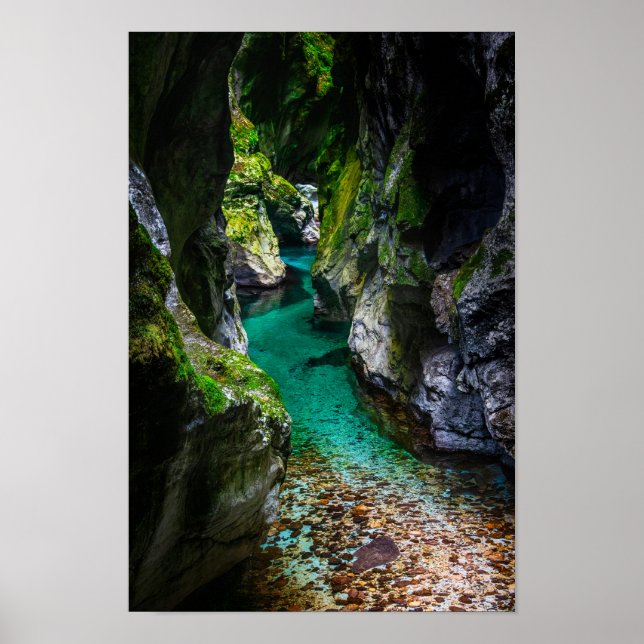 Póster Gorge de soca en Eslovenia (Frente)