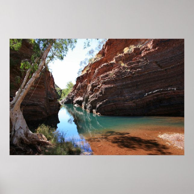 Póster Gorge Hamersley, Parque Nacional Karijini - Poster (Frente)