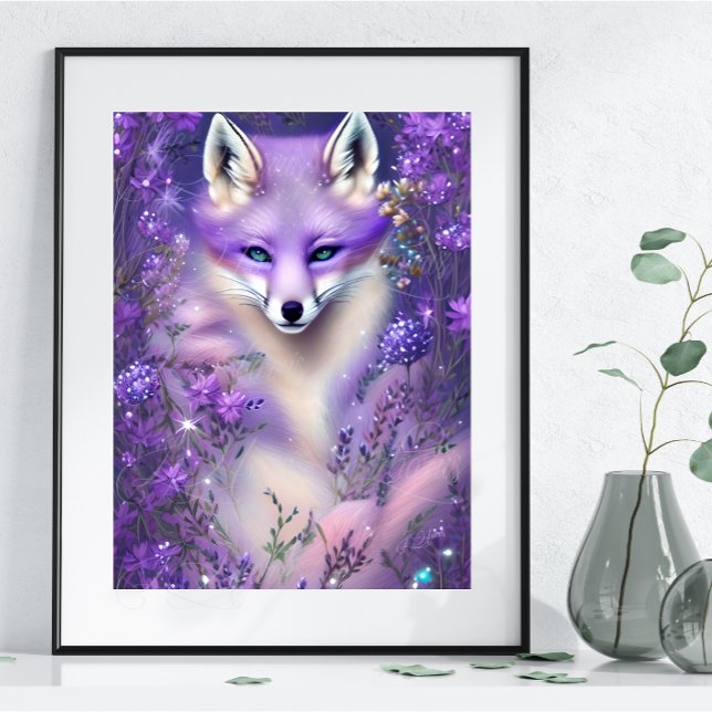 Póster Gorgeous Lilac Misterioso Poster Editable Fox (Subido por el creador)