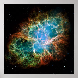 Póster Gorgoous Photo of the Crab Nebula