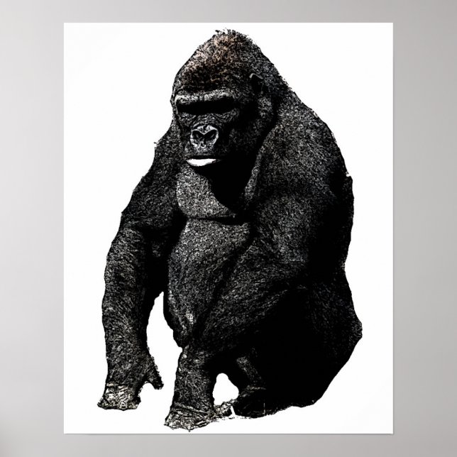 Póster Gorila (Frente)