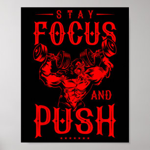 Póster Gorila Bebida Cita de entrenamiento Fitness Bodybu