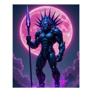 Póster Gorila cibernético Titan