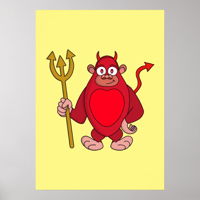 Póster Gorila del diablo (Frente)