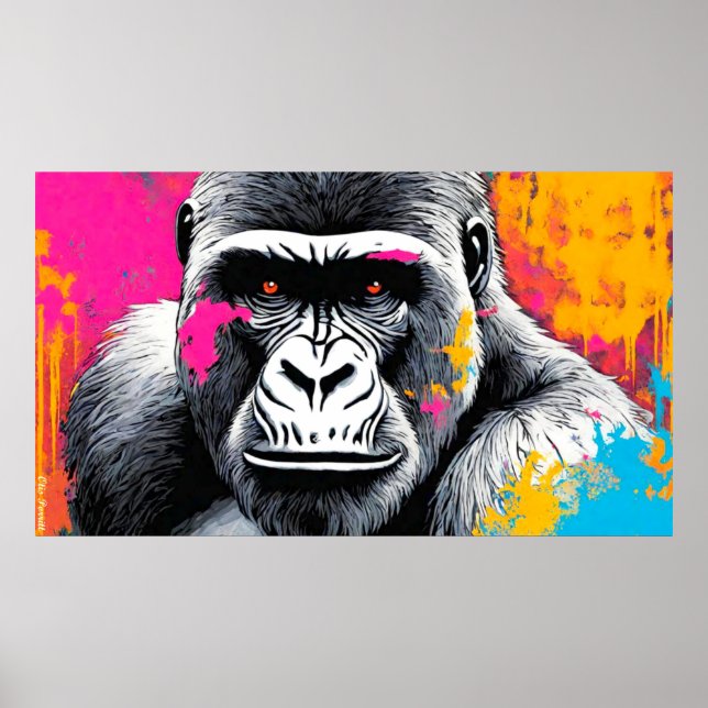 PÓSTER GORILLA 4 (Frente)