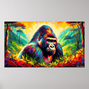 PÓSTER GORILLA ORIENTAL 6