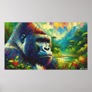 PÓSTER GORILLA ORIENTAL 9